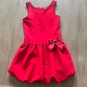 Abercrombie Kids Red Formal Dress with Bow